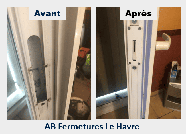 Réparation d'une crémone sur fenêtre Pvc